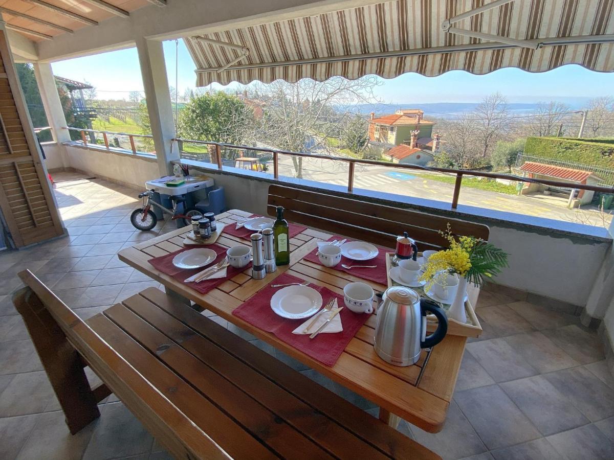 Sea View Istrian Countryside Apartment - Rota Dragonja Esterno foto